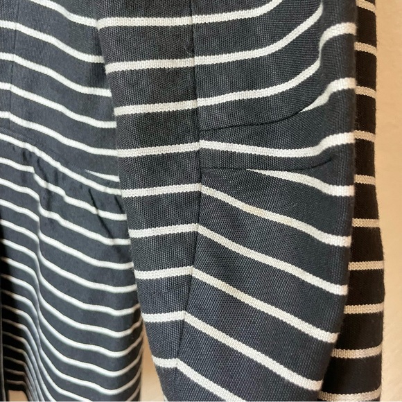 Vintage Polo Ralph Lauren Stripped Peplum Jacket with Mandarin Collar - Picture 6 of 7